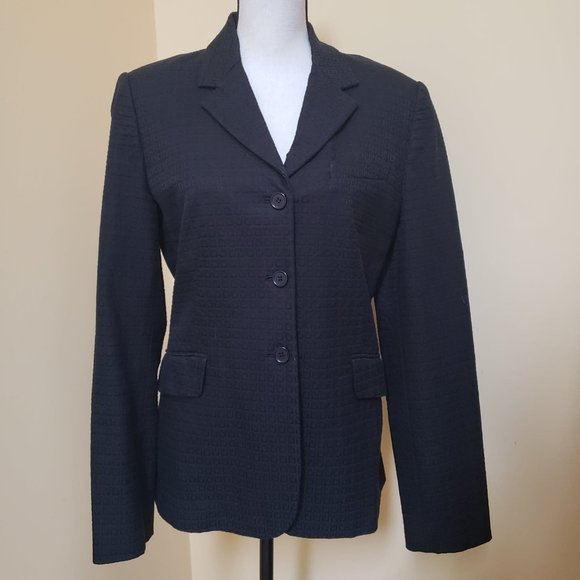 Women's black tailored blazer - Picture 1 of 4